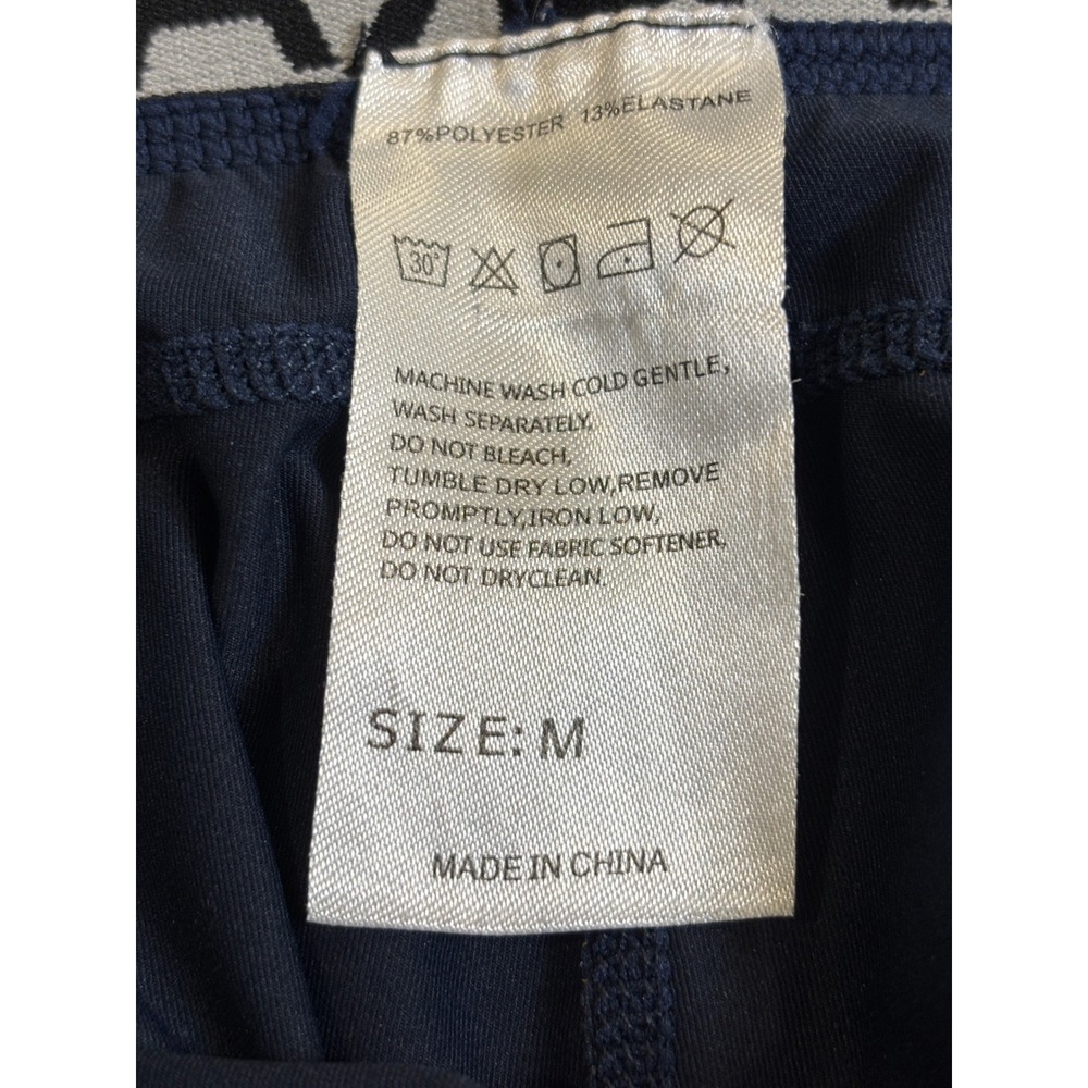 Gradual Mens Navy Blue Compression Shorts Side Pockets Athletic Training Size M - Picture 4 of 4